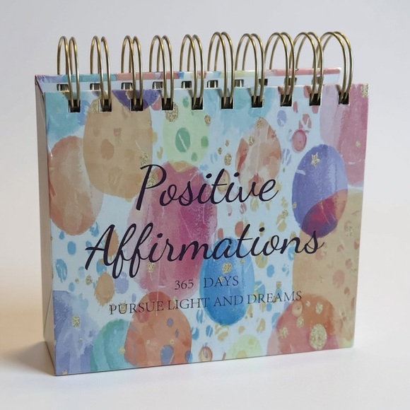 2025 Affirmation Desk Calendar – Colorful Daily Motivational Flip Calendar - Picture 6 of 6